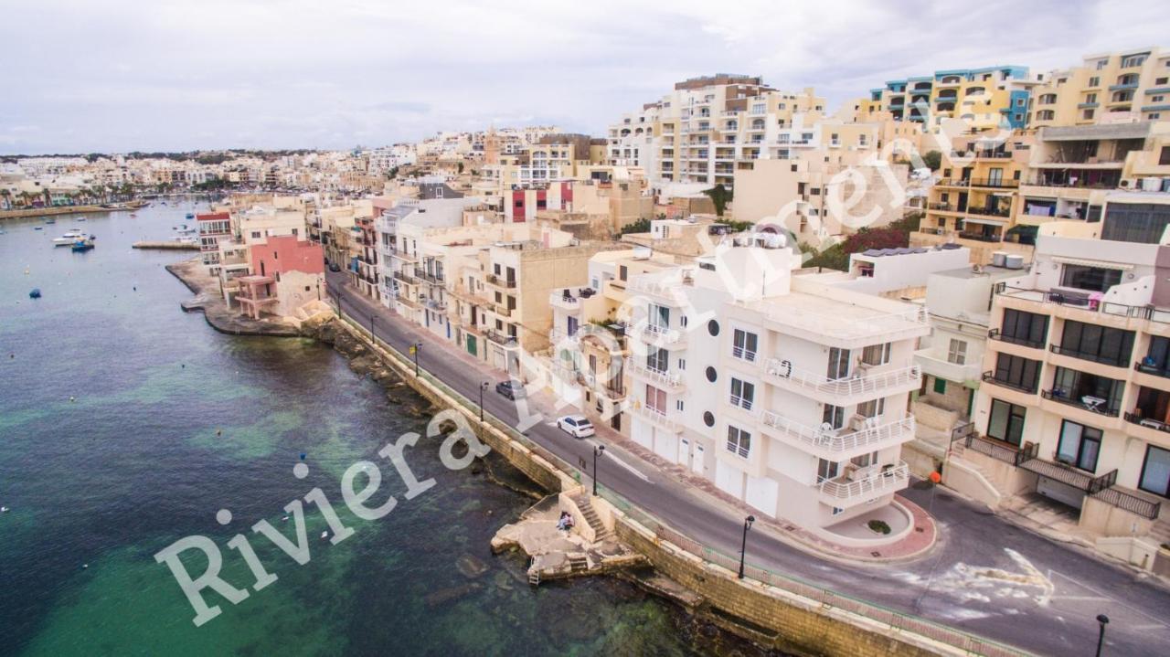 Riviera Holiday Apartments - Seafront - Wifi Marsaskala Eksteriør billede