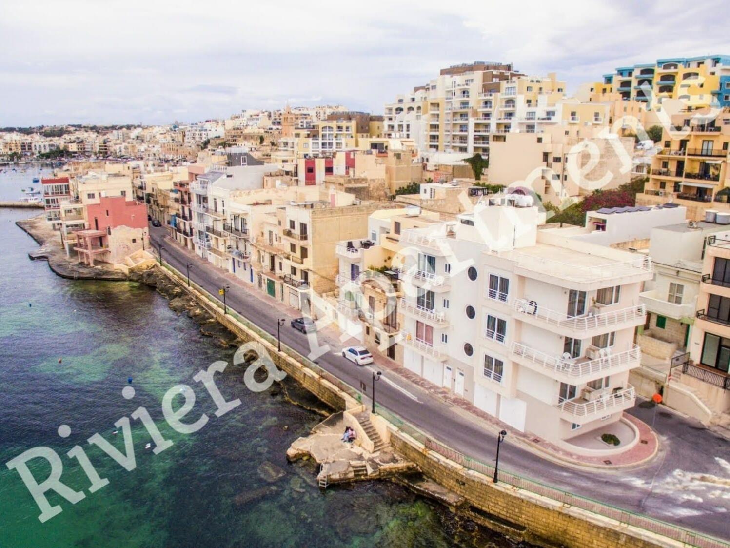 Riviera Holiday Apartments - Seafront - Wifi Marsaskala Værelse billede